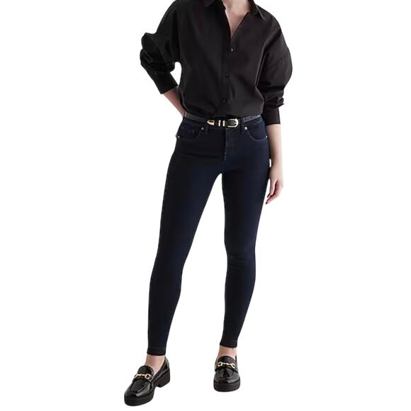 Express Denim - Express Dark Blue Skinny Jeans